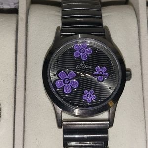Zou Zou purple and silver watch